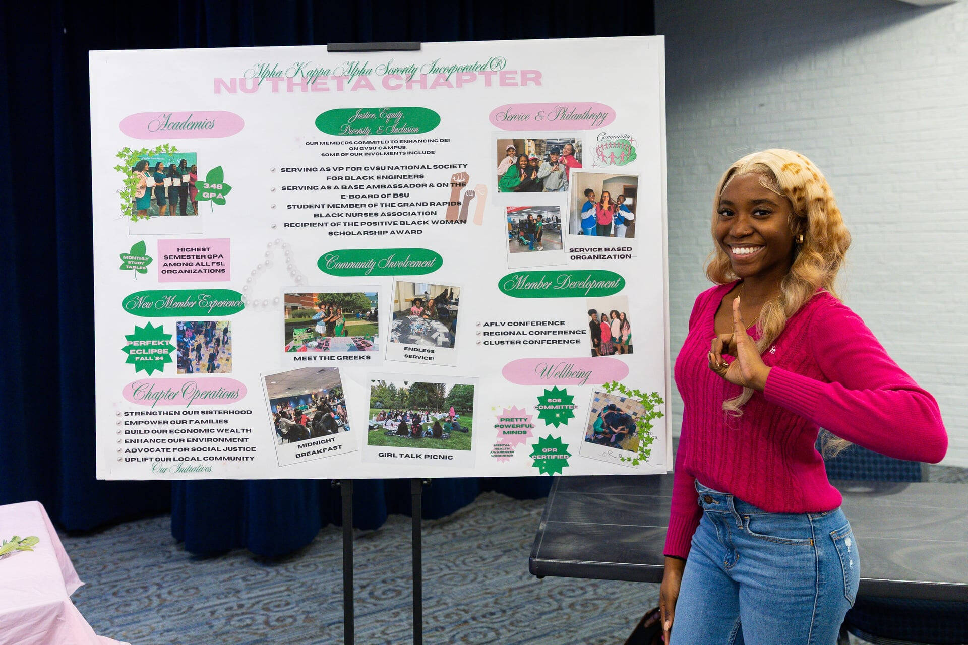 Alpha Kappa Alpha participates in GSAP Fair